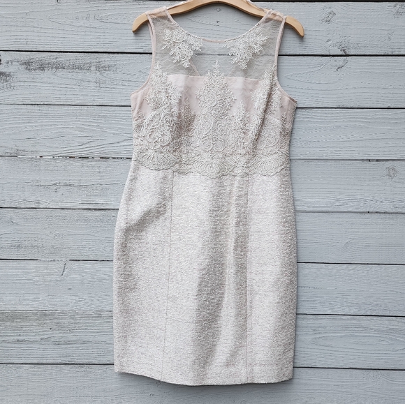 NWT Kay Unger Champagne Dress Jacket Set - Picture 2 of 14